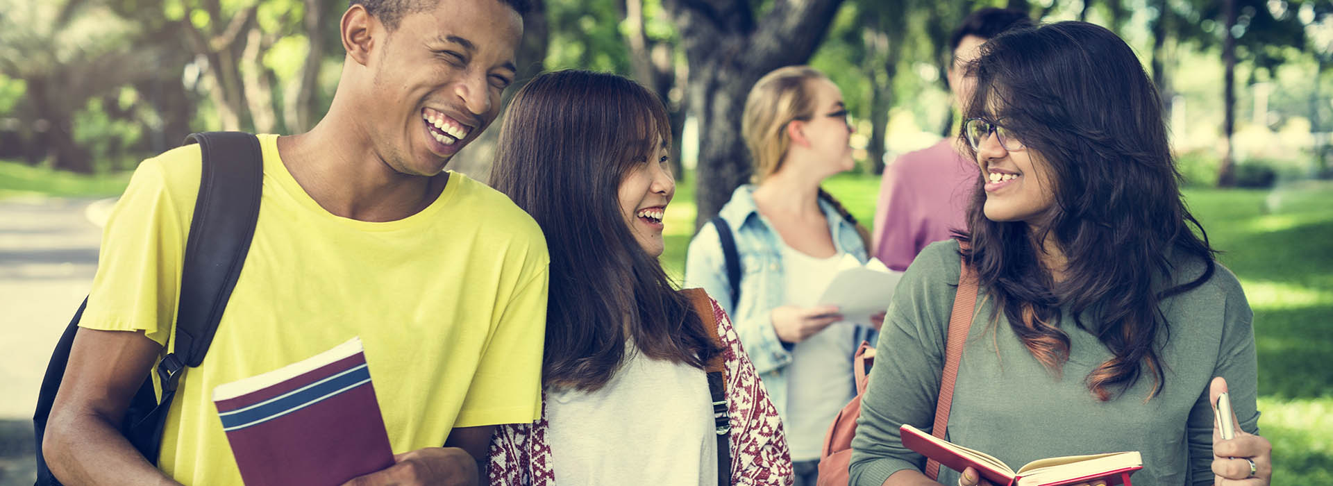 college students happy