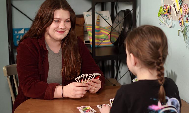 Hannah in Play Therapy